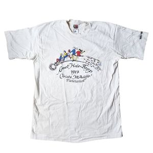 Vtg 90s Comet Hale-Bopp Single Stitch T Shirt Large Wal-Mart